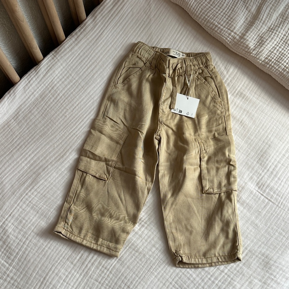 ZARA Lined Cargo Pants Trousers